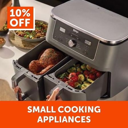 10% Off Small Appliances Exclusions apply